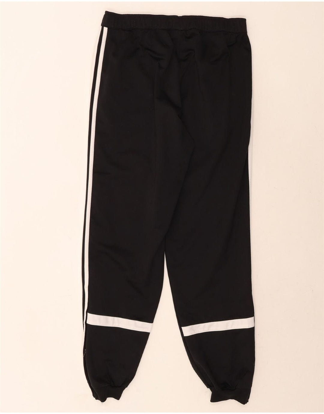 ADIDAS Mens Tracksuit Trousers Joggers Medium Black Polyester Vintage Adidas and Second-Hand Adidas from Messina Hembry 