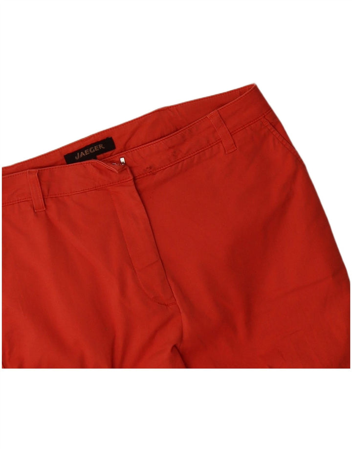 JAEGER Womens Slim Chino Trousers UK 8 Small W30 L24 Orange