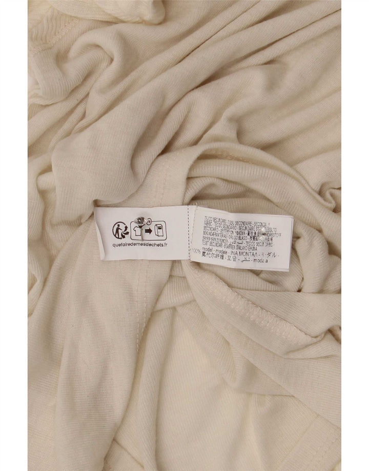 Top Zara da donna a maniche lunghe UK 8 Small bianco modal