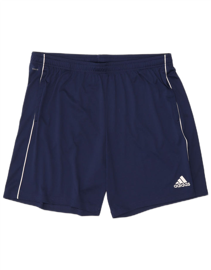 Pantaloncini sportivi ADIDAS Climalite da uomo 2XL poliestere blu navy