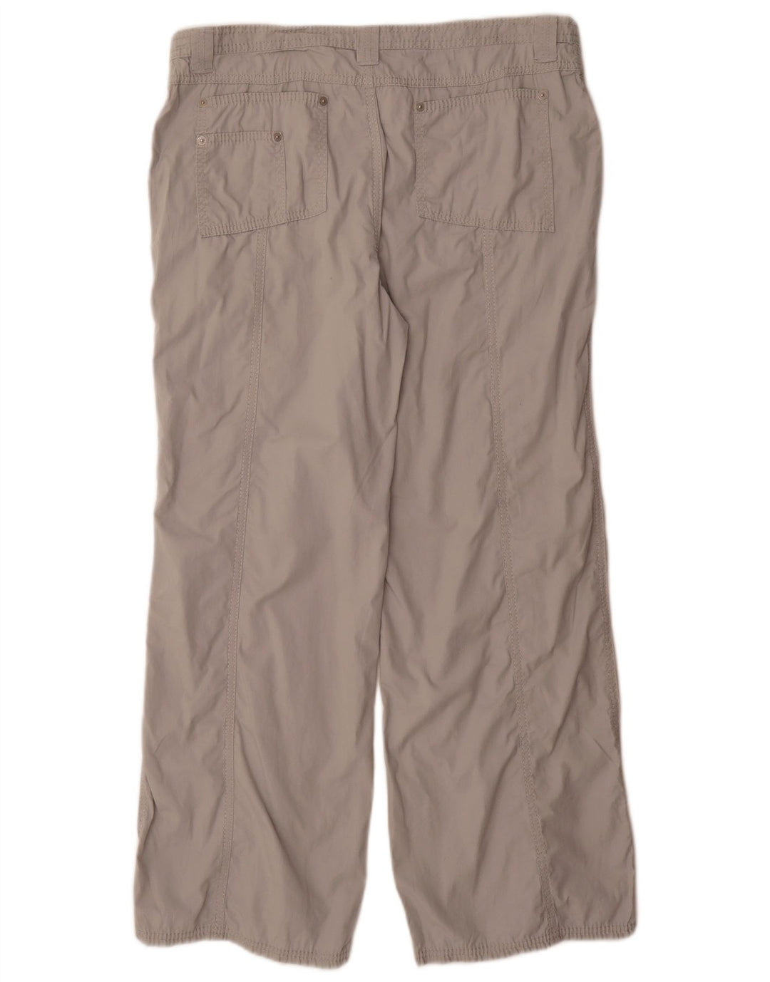 Pantaloni cargo dritti da donna Marks & Spencer UK 14 Large W34 L30 Grigio