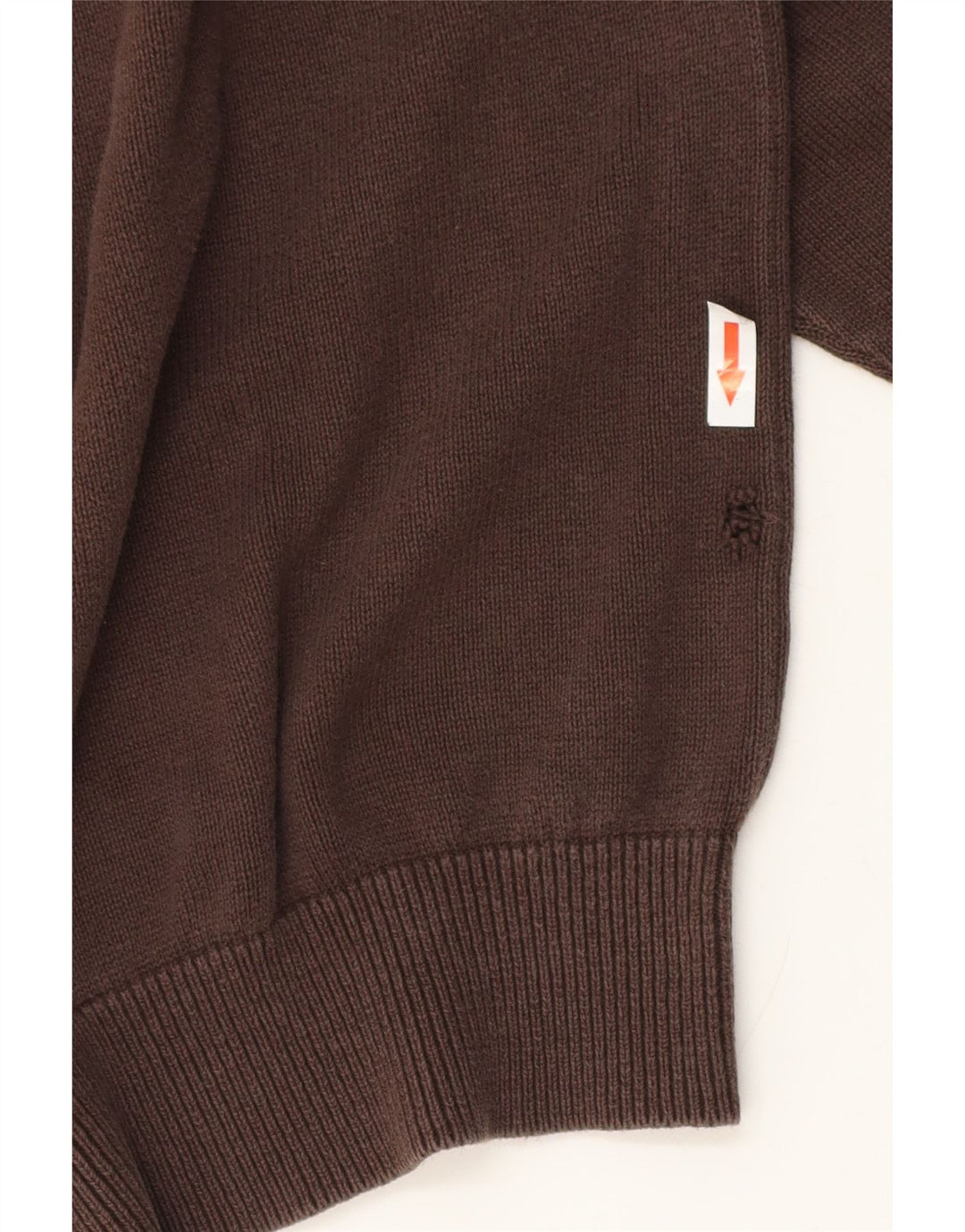 Maglione maglione girocollo da uomo Tommy Hilfiger grande marrone