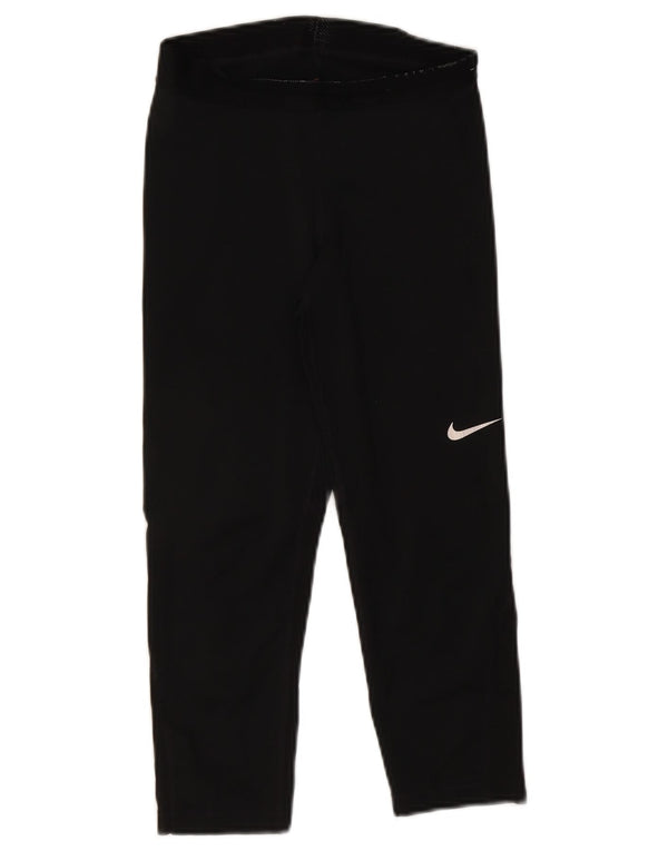 Leggings Nike Dri Fit Capri da donna UK 8 piccoli neri