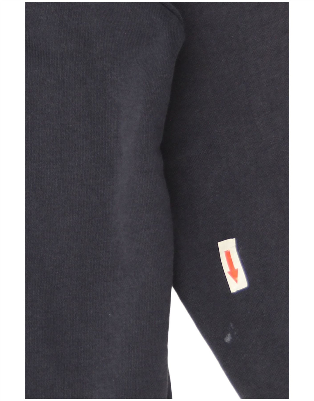 Maglione con cappuccio e zip da uomo Ellesse in cotone a righe medie blu navy