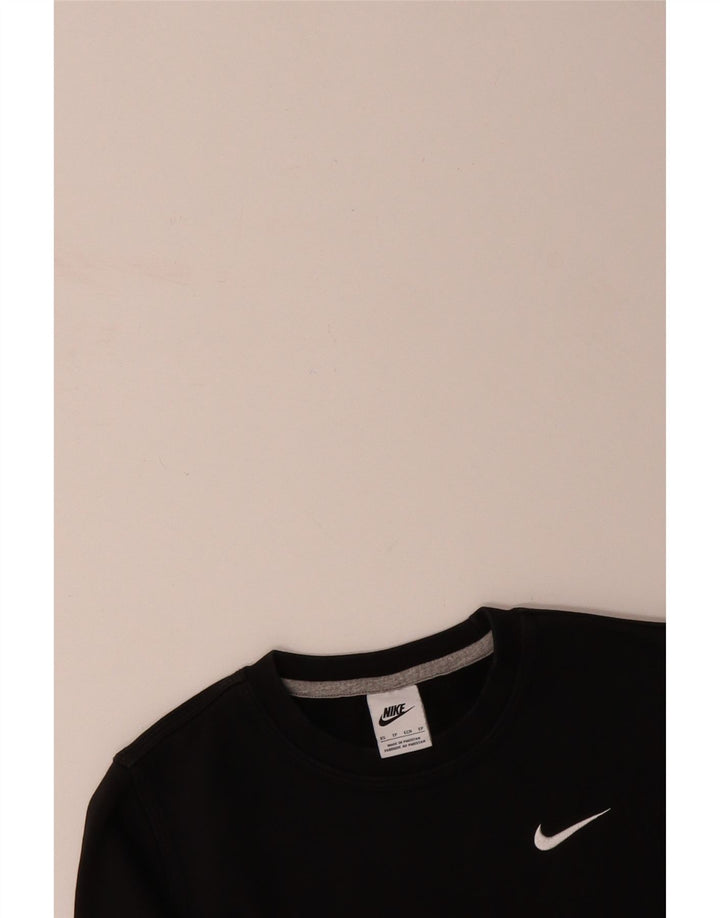 NIKE Mens Sweatshirt Jumper XS Black Cotton