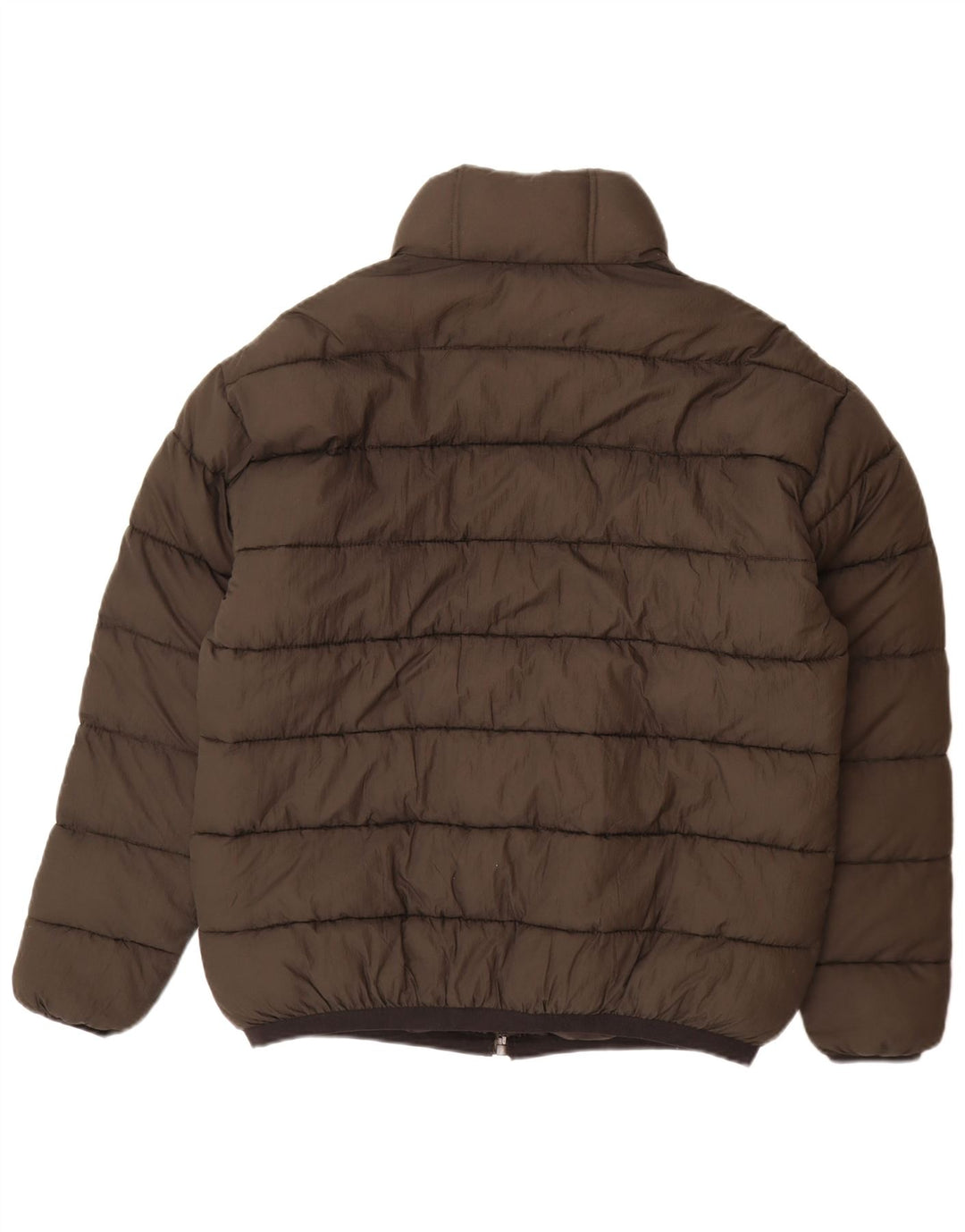 PIAZZA ITALIA Giacca imbottita da uomo UK 42 XL Nylon grigio