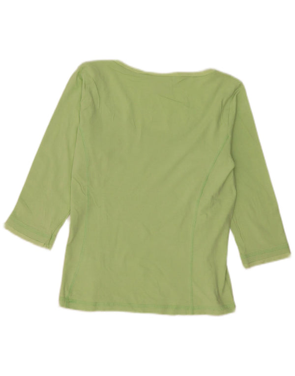 Top corto da donna Champion Heritage Classics manica 3/4 UK 14 grande verde