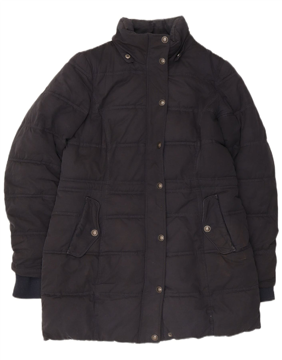 Giacca imbottita da donna Fat Face UK 12 poliestere nero medio