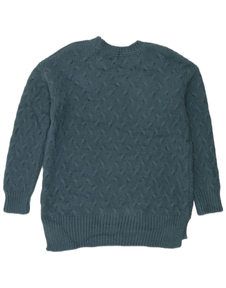 Maglione maglione girocollo da uomo Fat Face UK 12 Acrilico verde medio