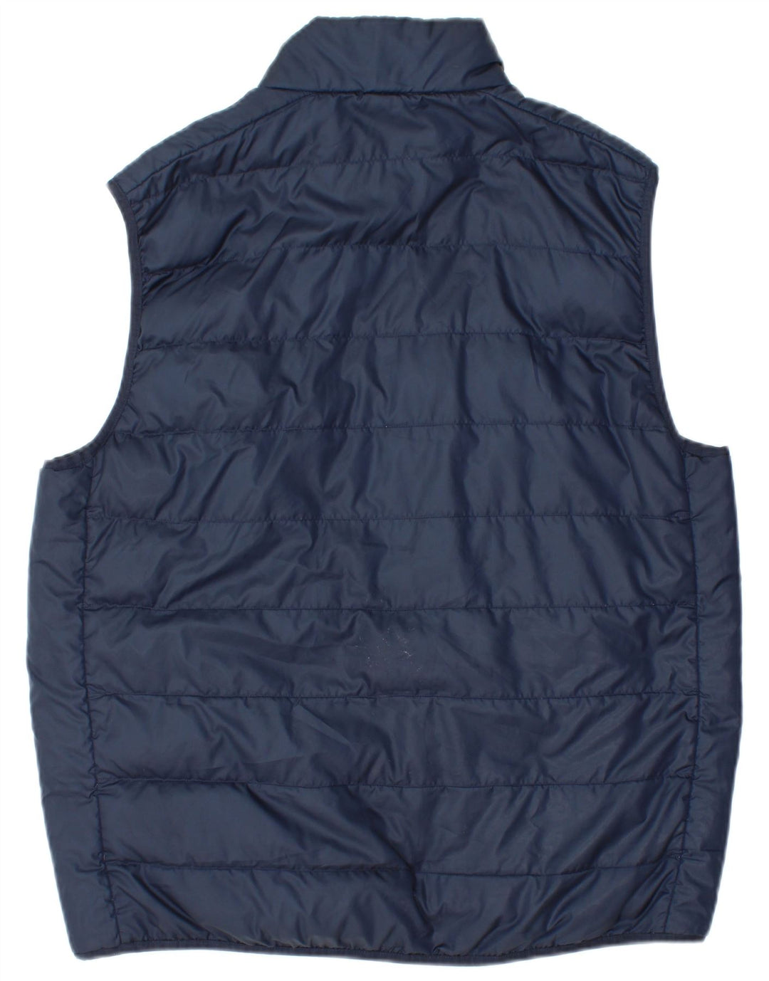 Gilet imbottito con grafica Adidas da uomo UK 40 grande blu navy