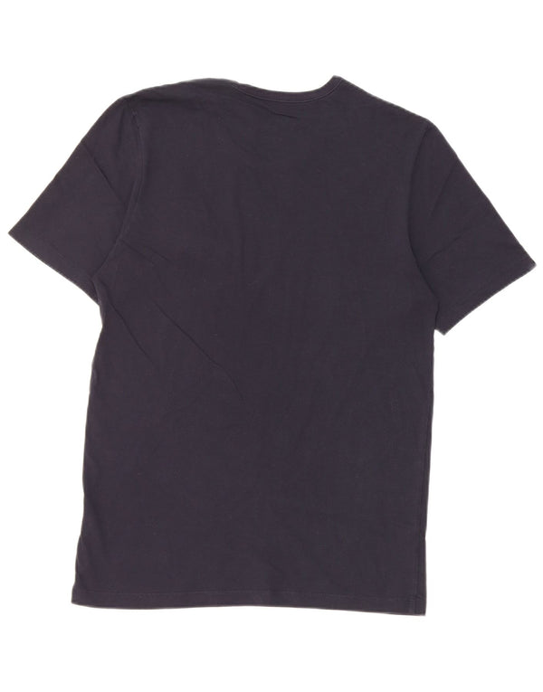 T-shirt da uomo Hugo Boss Top Small in cotone blu navy