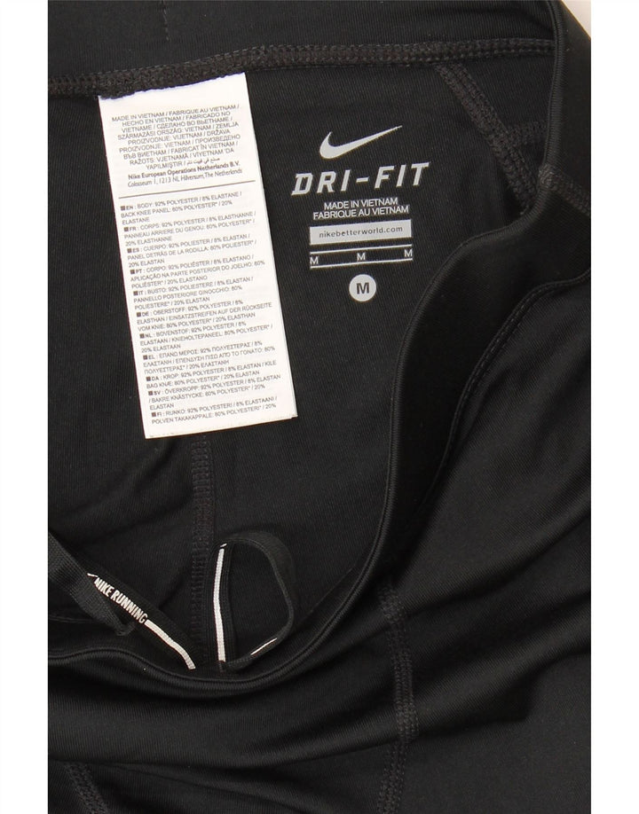 Leggings Nike Dri Fit da donna UK 12 medio nero poliestere