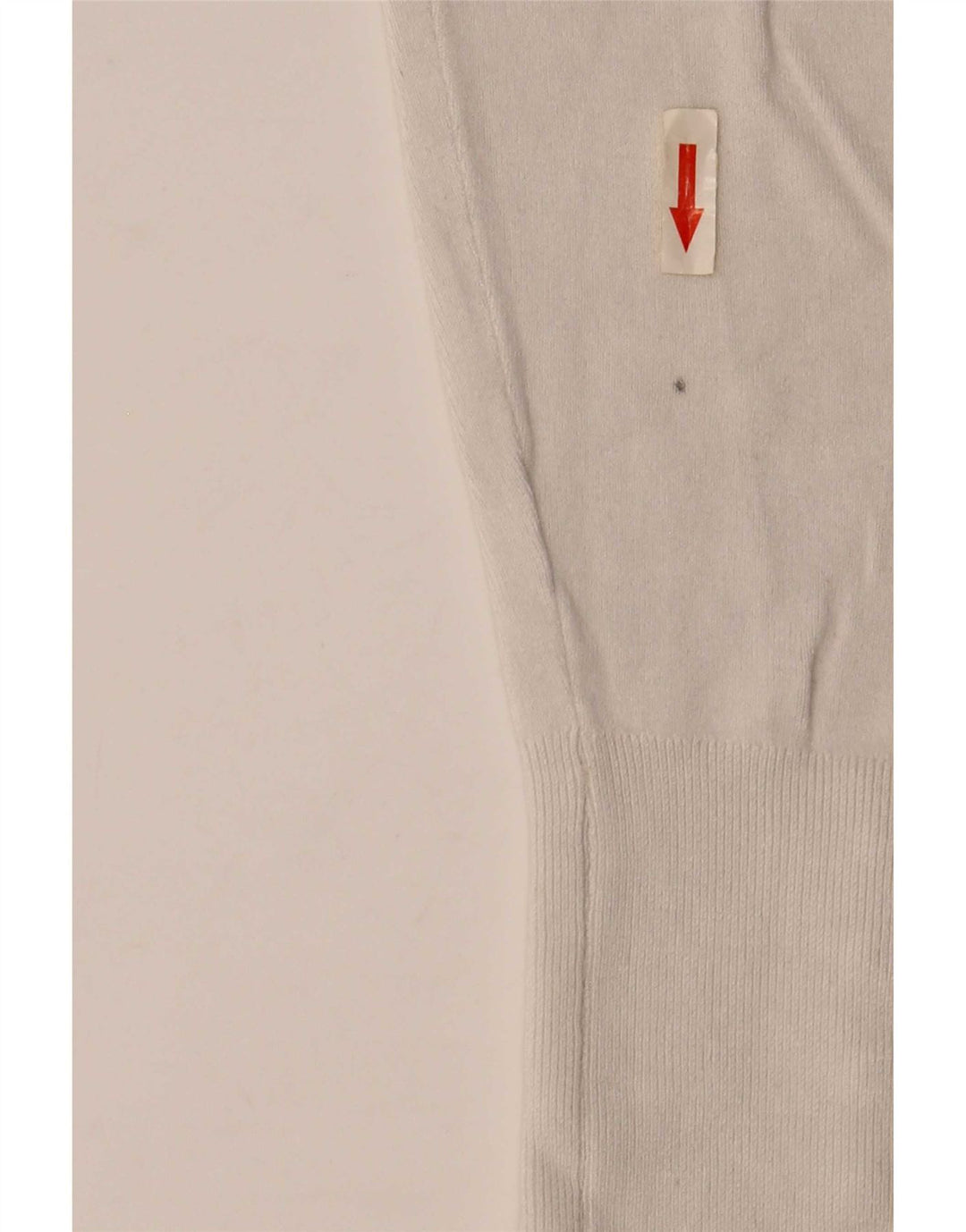 Maglione maglione girocollo da donna Zara UK 12 Viscosa bianca media