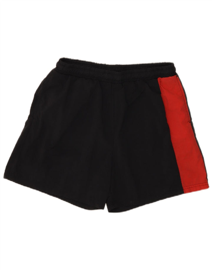 Pantaloncini da bagno Fila da uomo XL in nylon color block nero