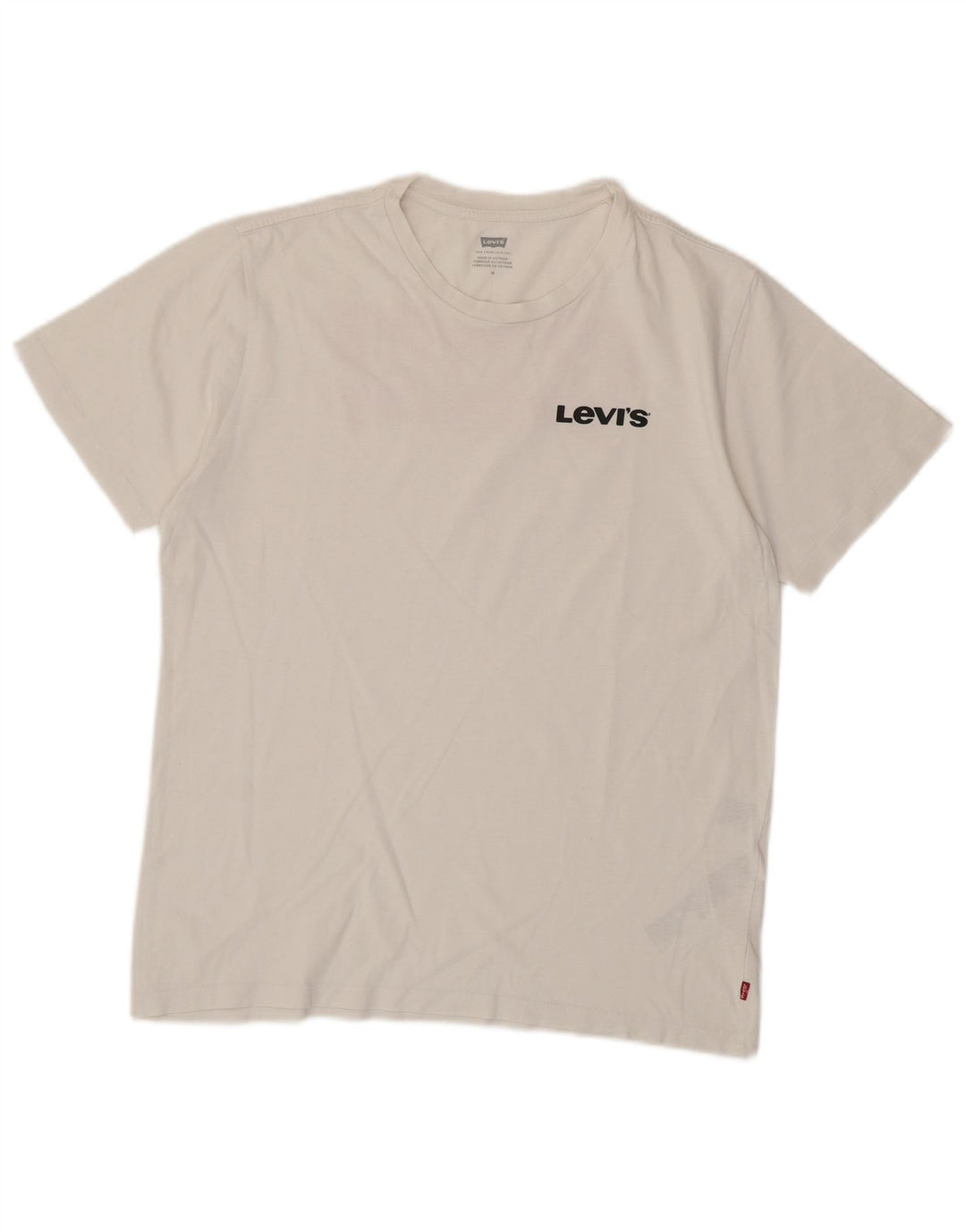 T-shirt grafica da uomo Levi's Top in cotone bianco medio