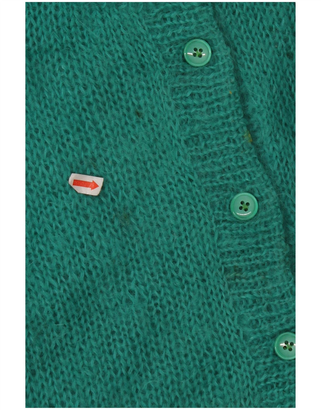 Maglione cardigan da donna VINTAGE UK 16 grande verde