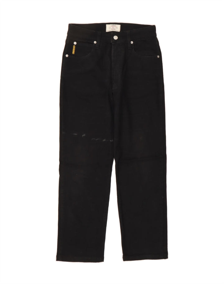 ARMANI Womens Straight Jeans W29 L26 Black Vintage Armani and Second-Hand Armani from Messina Hembry 