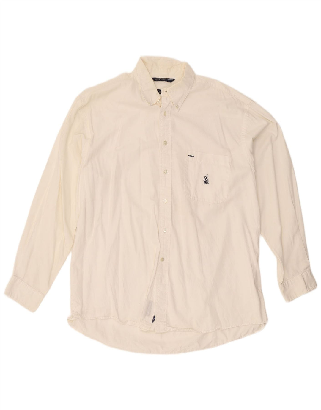 Camicia da uomo Nautica XL in cotone bianco