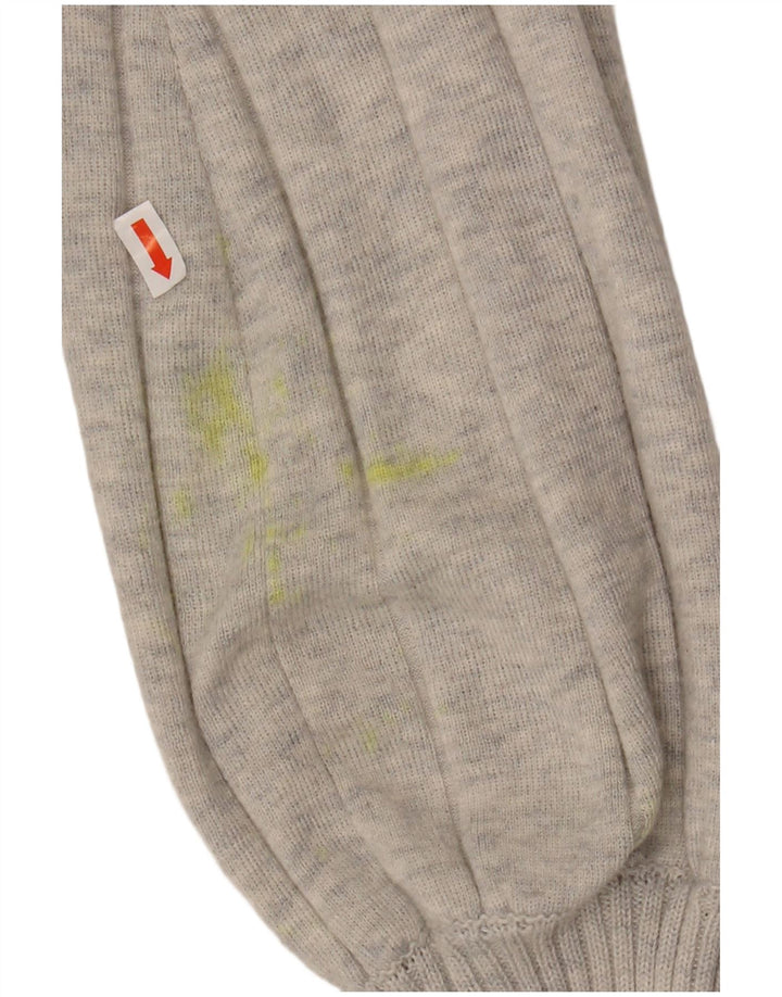 KAREN MILLEN Womens Long Sleeve Jumper Dress UK 14 Medium Grey Polyester