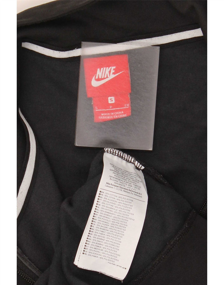 Giacca da ginnastica da uomo Nike Small in cotone color block nero