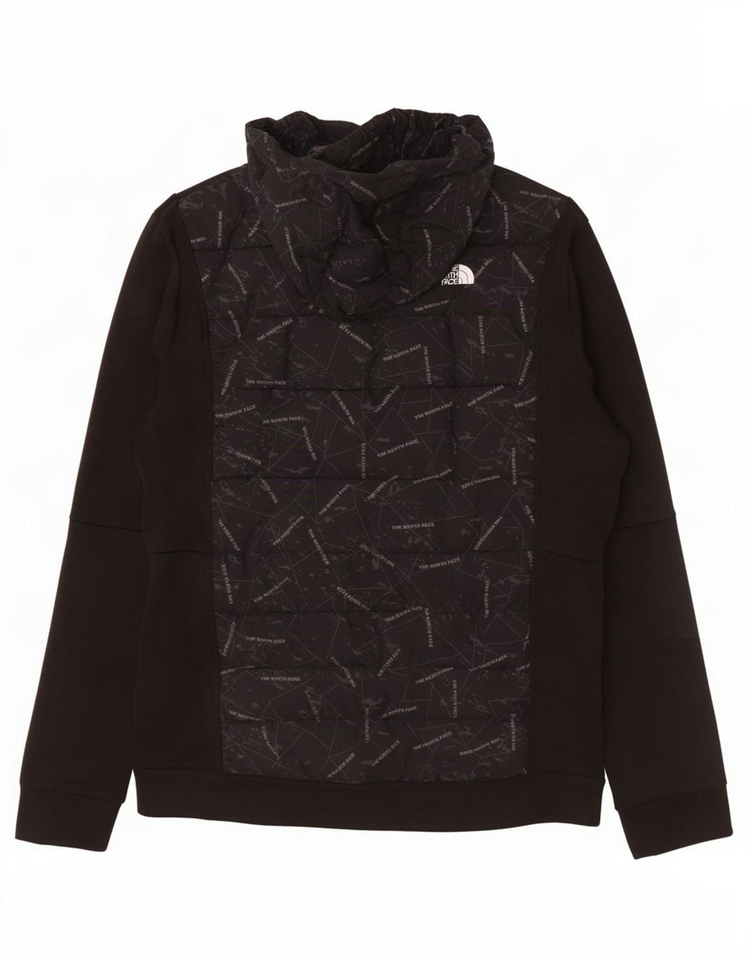 Giacca da ginnastica imbottita grafica da uomo The North Face grande nera