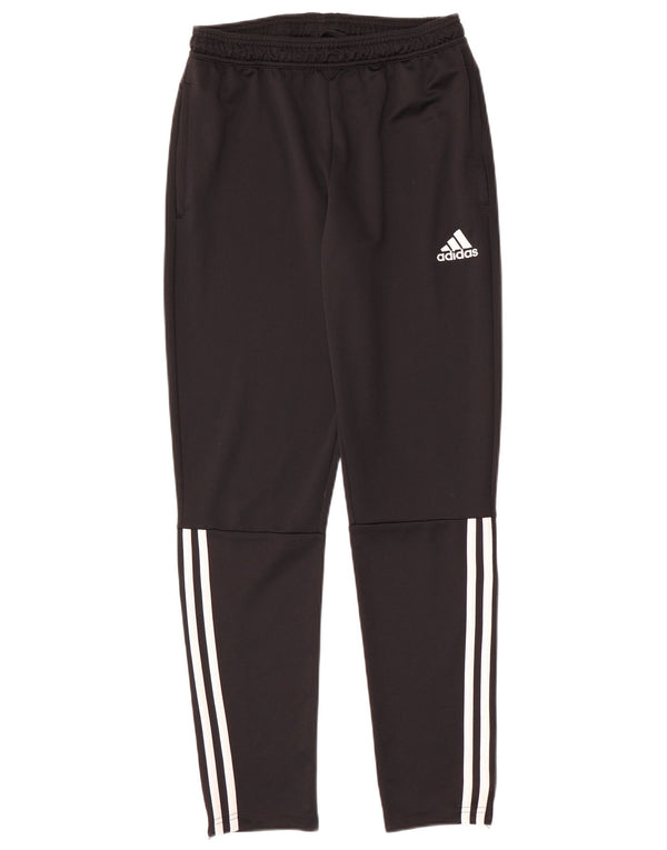 Pantaloni della tuta ADIDAS da ragazzo Climacool 13-14 anni in poliestere nero