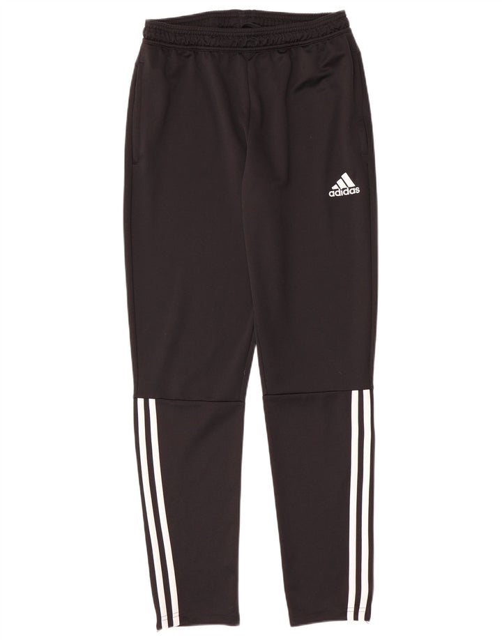 Pantaloni della tuta ADIDAS da ragazzo Climacool 13-14 anni in poliestere nero