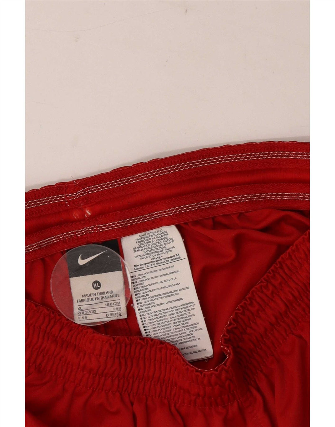Pantaloncini sportivi grafici Nike da uomo XL rosso poliestere