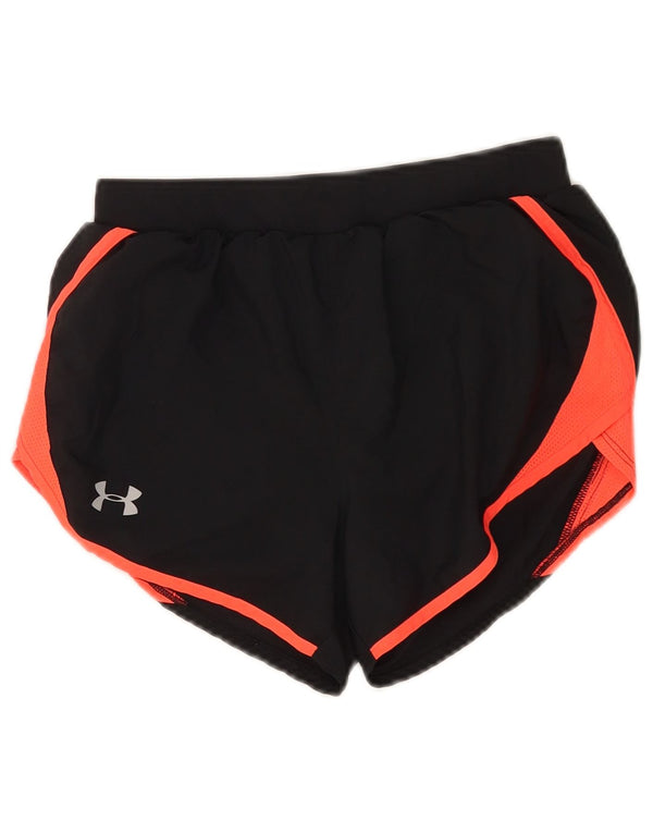 Pantaloncini sportivi Under Armour da donna Heat Gear UK 4 XS Black Colourblock
