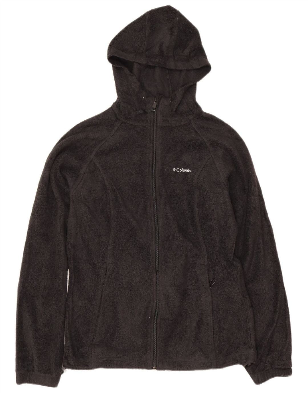 Giacca in pile con cappuccio da uomo Columbia UK 36 Small Poliestere nero