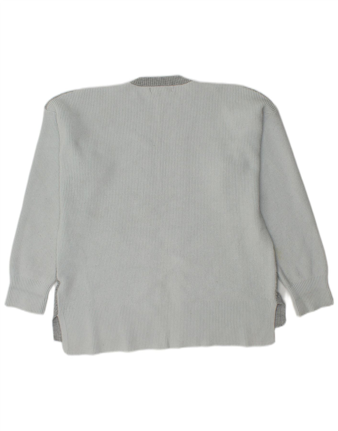 Maglione maglione girocollo da donna Marks & Spencer UK 16 grande grigio