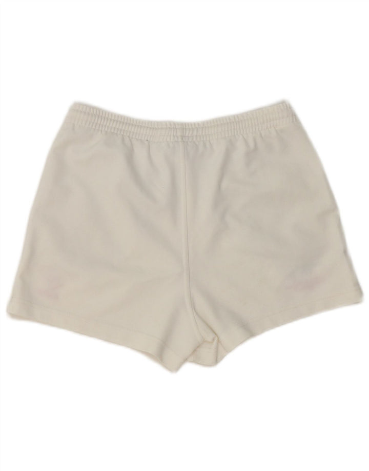 LOTTO Womens Graphic Sport Shorts UK 14 Large  White