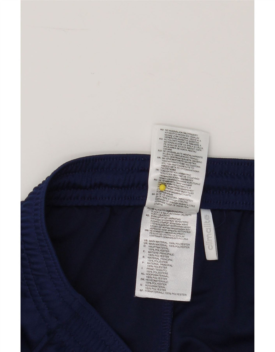 ADIDAS Mens Climalite Sport Shorts Medium  Navy Blue Polyester Vintage Adidas and Second-Hand Adidas from Messina Hembry 