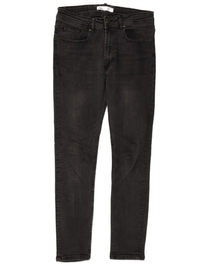 Jeans slim da uomo Zara EU 40 medio W31 L29 grigio
