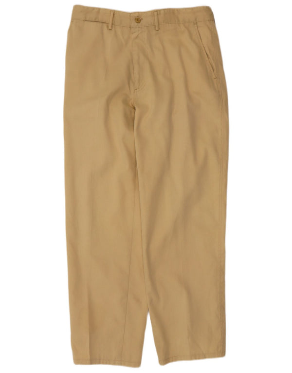 Pantaloni chino affusolati da uomo Avirex W36 L29 cotone beige