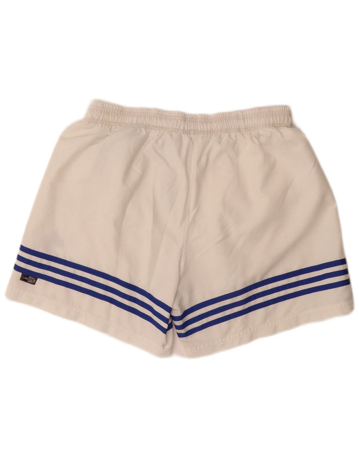 Pantaloncini sportivi ADIDAS Climalite da uomo UK 38 Poliestere bianco medio