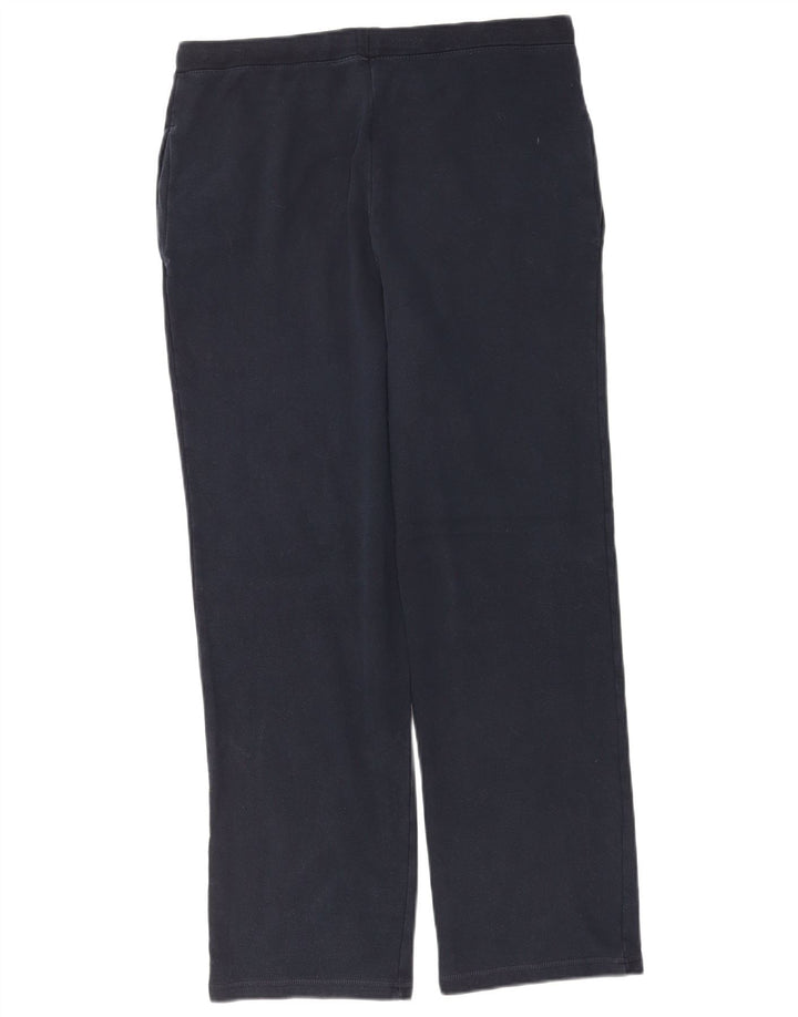 Pantaloni da tuta da donna Marks & Spencer UK 14 cotone blu navy medio