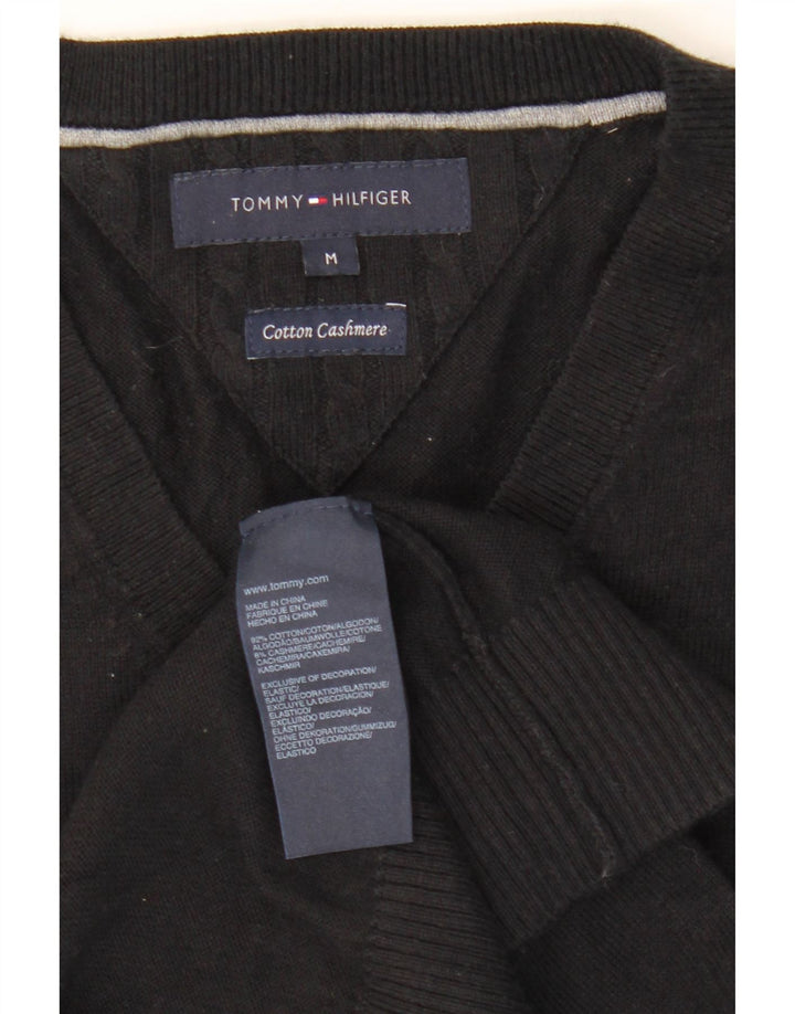 TOMMY HILFIGER Canotta da donna Canotta UK 14 Cotone nero medio