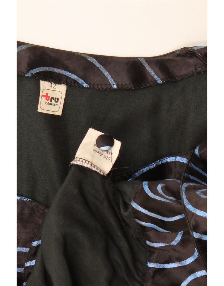 Camicetta da donna con motivo astratto TRU IT 42 medio nero