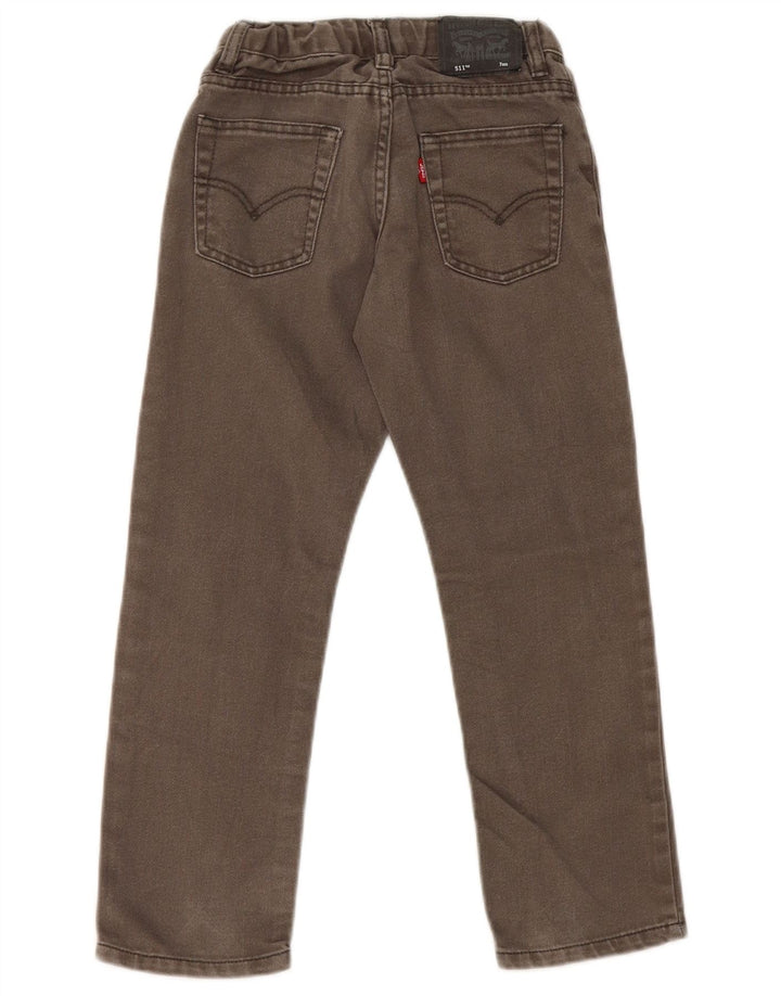 Levi's Ragazzi 511 Jeans Slim 6-7 anni W20 L20 Cotone Verde