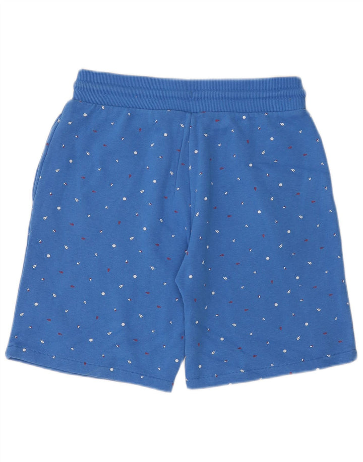Pantaloncini sportivi da uomo Fila in cotone maculato blu medio