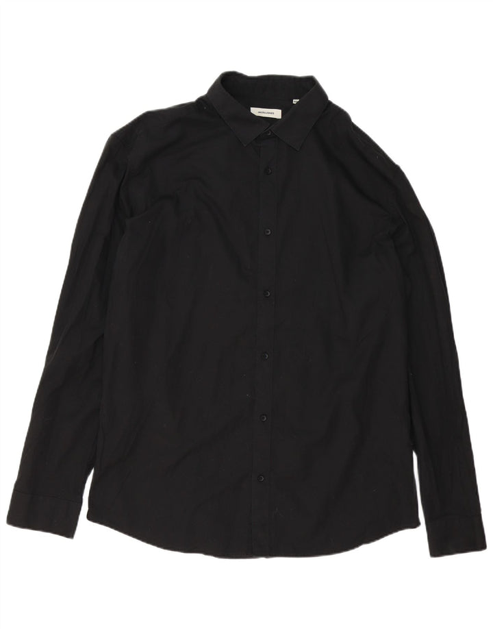 Camicia da uomo Jack & Jones 2XL cotone nero