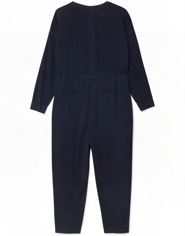 Tuta oversize da donna Fat Face UK 14 Large W36 L24 Blu navy