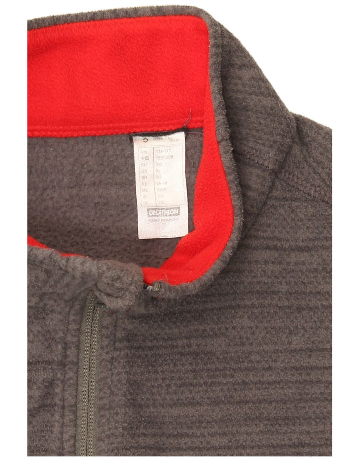 Giacca in pile da uomo Decathlon UK 42 XL grigia