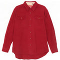Camicia da uomo Wrangler grande in cotone bordeaux