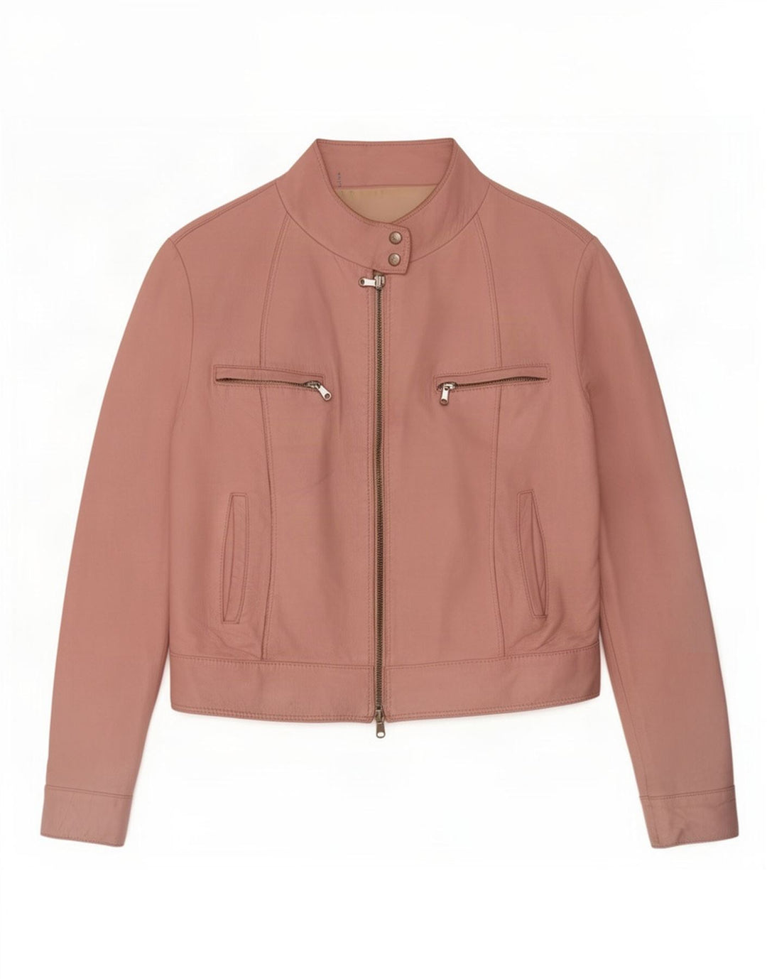 Giacca da corsa in pelle da donna Wanted IT 48 XL Rosa