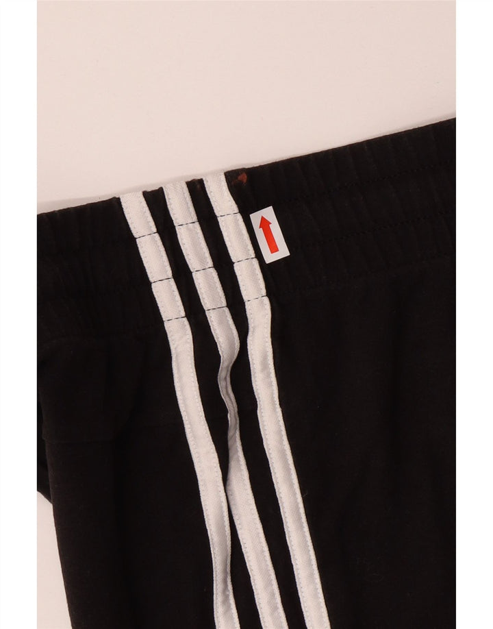 Pantaloncini sportivi ADIDAS da donna UK 12/14 cotone nero medio