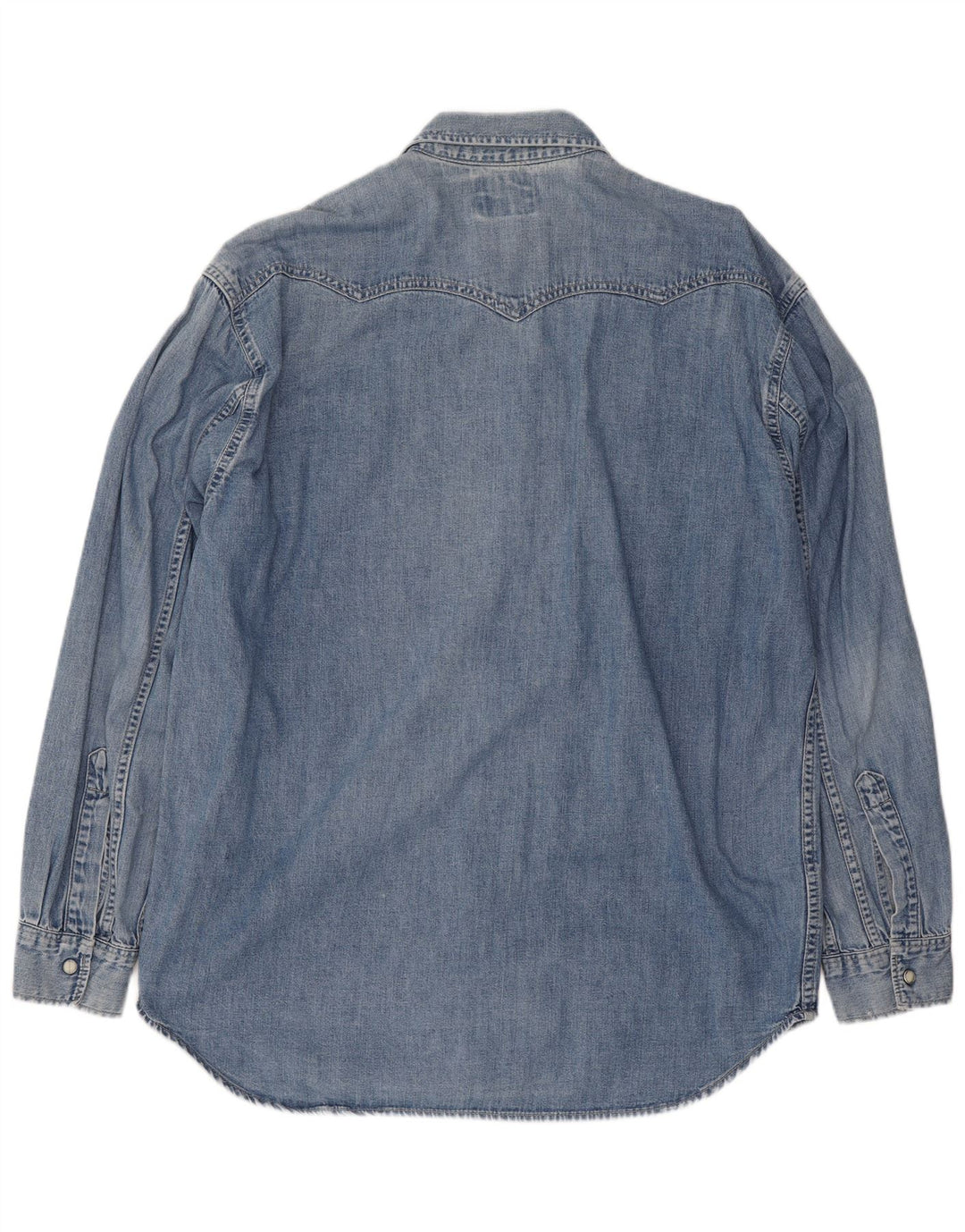 Camicia di jeans da uomo Levi's Large in cotone blu