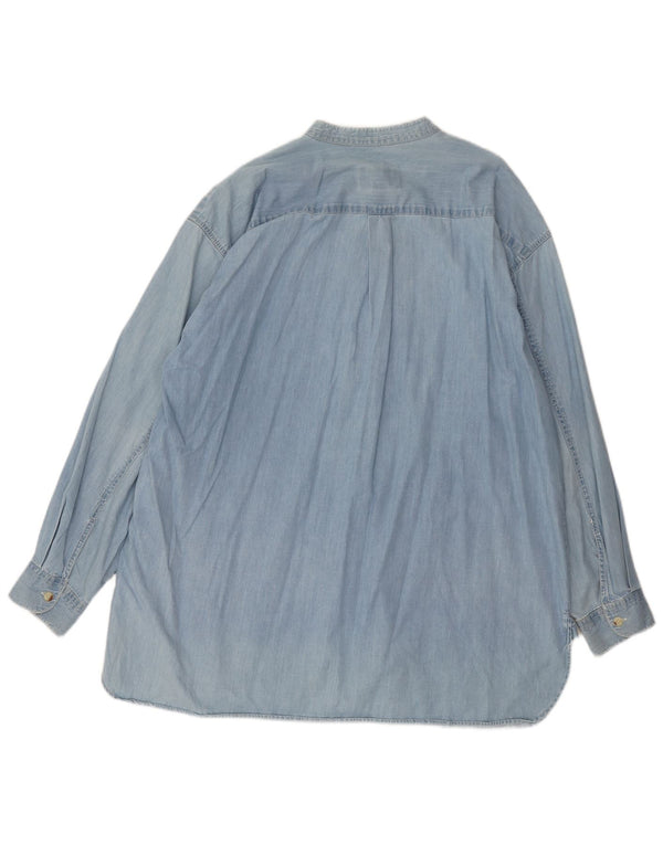 Eddie Bauer Abito in denim pullover da donna UK 16 XL Cotone blu