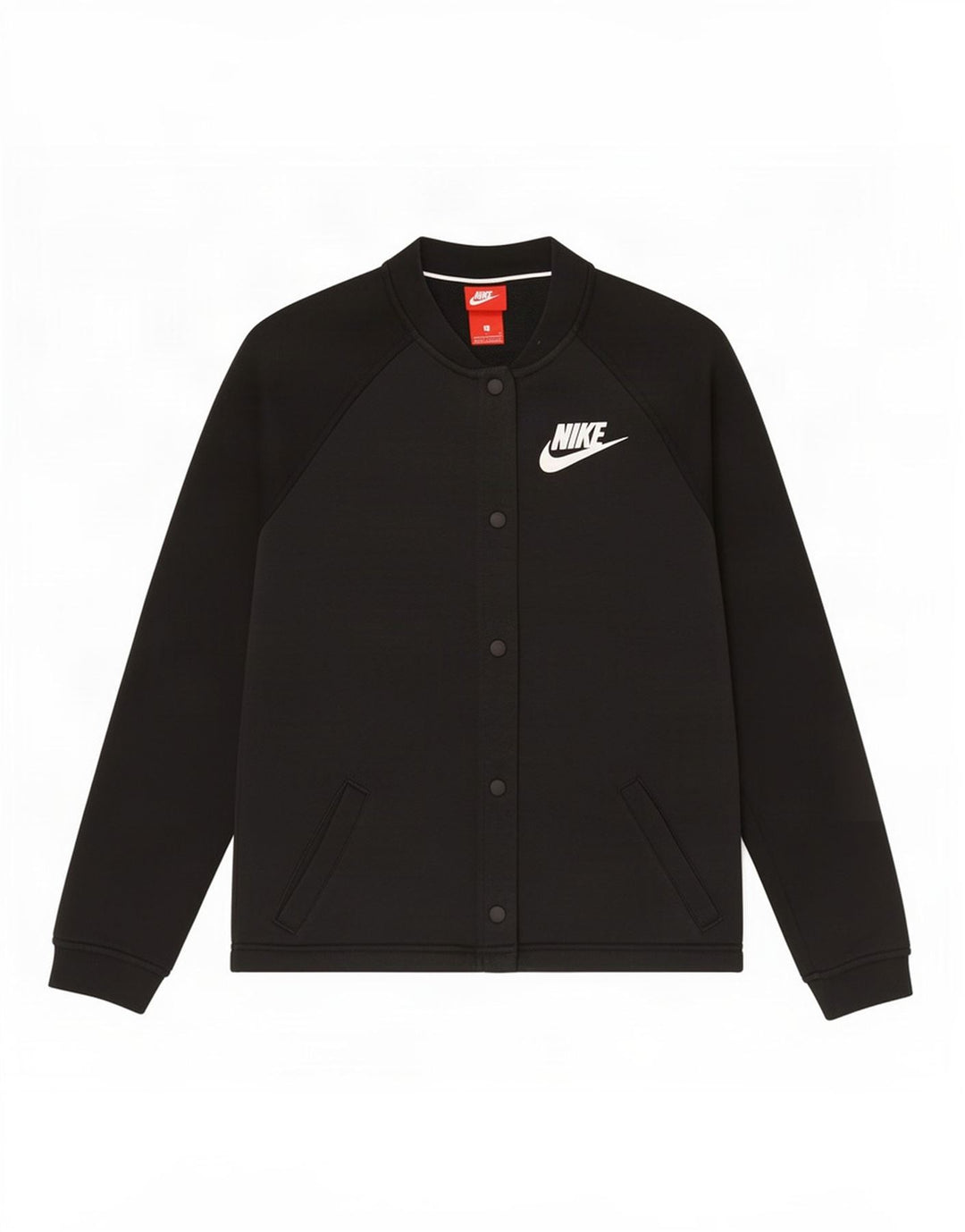 Giacca da ginnastica grafica da donna Nike UK 10 piccola nera